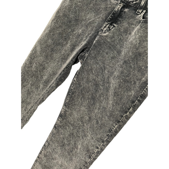 Eileen Fisher Velveteen Mineral Washed Skinny Jeans Black Gray 12 - Picture 3 of 10